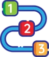 drie-op-een-rij-icoon